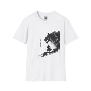 Unisex T-Shirt with Bold Tiger Design, Casual Wear, Graphic Tee for Fans, Perfect Gift for Holidays, Unique Streetwear