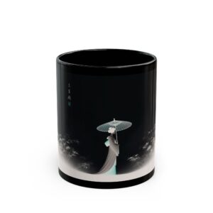 Black Mug (11oz, 15oz) geisha